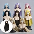 thumbnail image 3 of KLKCMS 1/6 Scale Female Head Sculpt Model Unpainted with Normal Skin Black, 3 of 9