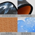 thumbnail image 2 of 2-Piece Kitchen Rugs Set Non-Slip Mats Carpet Floor for Kitchen, Bathroom (19.7"x27.6" & 19.7"x47.2") Explosion Of Blue Ink, 2 of 7