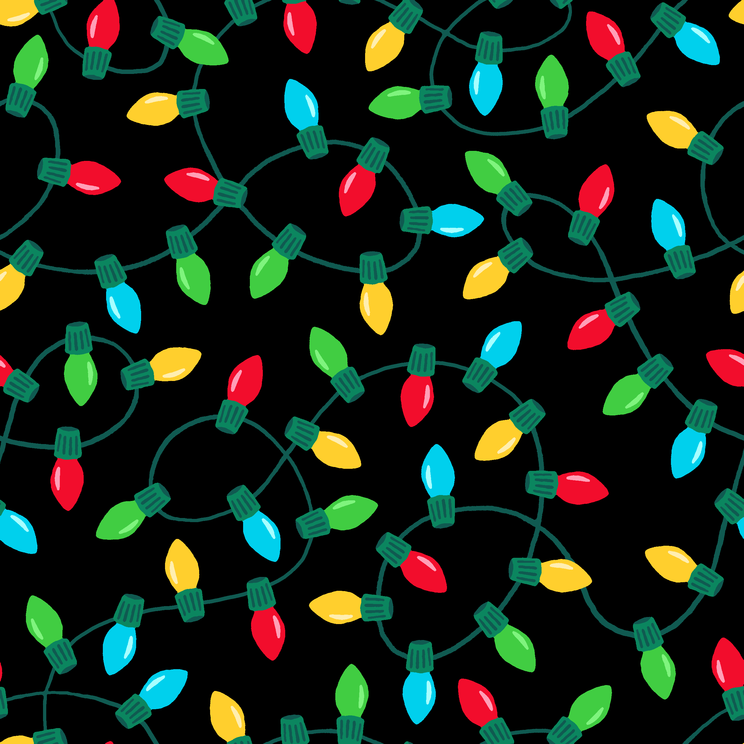Christmas Lights Pattern Printables Printable Word Searches
