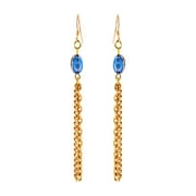 Alex And Ani Crimson Drop Chain Dusk Earrings A17ECDRG