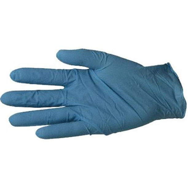 Pip Glove 63338L 8 mil Disposable Nitrile Blue Gloves Large, 50 per