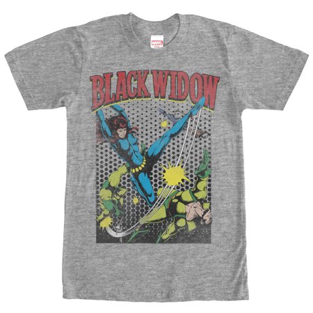 Marvel Men's Black Widow Kick T-Shirt