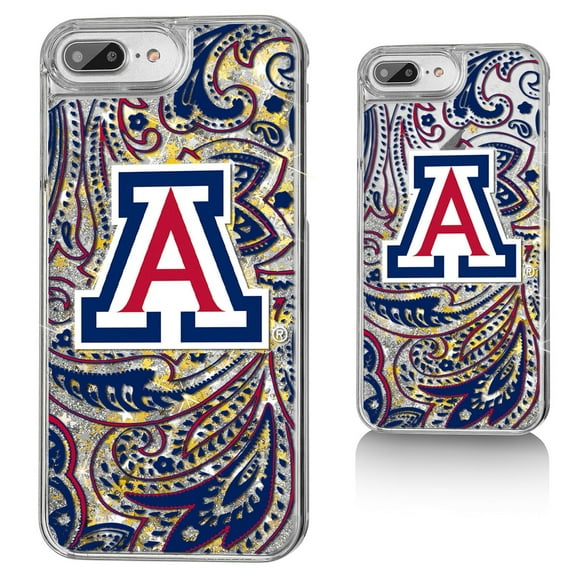 Arizona Wildcats iPhone Glitter Paisley Design Case