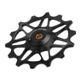 thumbnail image 2 of Aluminium Alloy Pulley Rear Derailleur Guide Bearing Wheel 12T 14T Black, 2 of 8
