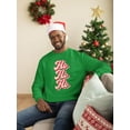 thumbnail image 2 of Ho Ho Ho - Classic Christmas Cheer Men's Sweatshirt, 2 of 4
