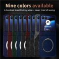 thumbnail image 2 of Black Magnetic Protective Case Compatible with Motorola Moto Razr 40 Ultra Carbon Fiber Texture Shockproof Magnetic Protective Case, 2 of 7
