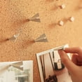 thumbnail image 1 of WASHWEPE Brown Cork Pin Board Softwood Wall Panel for Message Memo and Photo Display, 1 of 7