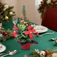 thumbnail image 6 of Hometravel Red Berry Christmas Tree, Mini Desktop Holiday Decor, Festive Tabletop Decoration for Scene Arrangement, Seasonal Display, 6 of 6