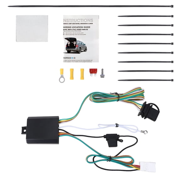 4-Pin Trailer Wiring Harness Compatible with 2010-2025 Subaru Outback/Forester,2016-2024 Subaru Crosstrek,2013-2015 Subaru XV Crosstrek,2019-2024 Subaru Ascent