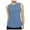 Z02 Blue, variant on Conairie Workout Tank Tops Woman Scoop Neck Sleeveless Stretchy Ribbed Knit Basic Blouses Solid Color Summer Casual Tee Dark Gray L