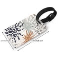 thumbnail image 4 of Daiia Tropical Leaves Durable Luggage Tags with Secure Strap Travel ID Tags Suitcase ID Tags Bag Identification Tags - Easy Identification for Men and Women, 4 of 8