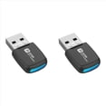 thumbnail image 1 of 2X Tarjeta de Red USB WIFI 6 de 286 Mbps, Adaptador USB 802.11ax de 2,4 GHz, Controlador de Adaptador de LAN WiFi Gratuito para PC y Portátil, 1 of 5