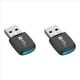 thumbnail image 1 of 2X Tarjeta de Red USB WIFI 6 de 286 Mbps, Adaptador USB 802.11ax de 2,4 GHz, Controlador de Adaptador de LAN WiFi Gratuito para PC y Portátil, 1 of 5