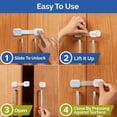 thumbnail image 4 of Baby Proofing Baby Locks Baby Safety Straps for Cabinet Drawer  child locks for cabinets Door Latches for Childproofing Kitchen, Ovens, and Furniture, 4 of 9