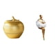 thumbnail image 1 of Figura De Resina, Adorno Artístico, Escultura Moderna, Estatua De Fruta Para Mesa, Estantería, Comedor, Dormitorio, Oficina, Chica Nube, Estética, Recuerdos Creativos, Estatua De Personaje, 1 of 8