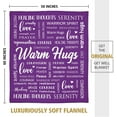 thumbnail image 6 of Amhlg Warm Hugs Healing Blanket - Get Well Gifts for Women After Surgery, Breast Cancer Gifts for Women Friends, Inspirational Blanket, Soft Comfort Throw Blankets 50"x60", 6 of 6
