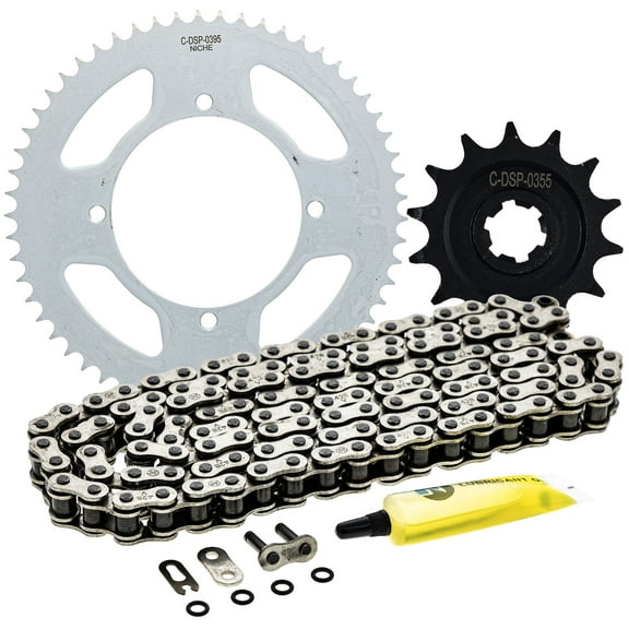 Niche Sprocket Chain Set for Kawasaki KLX140G 14/57 Tooth 428 O-Ring Front Rear MK1014408