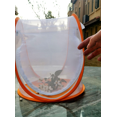 thumbnail image 2 of Orange Mini Plant Greenhouse Tent with Transparent Cover Protected Plant Grow House, Portable Folding Gardening Plant Cover Protector Net Observation Insect Cage Butterfly Cage, 2 of 5