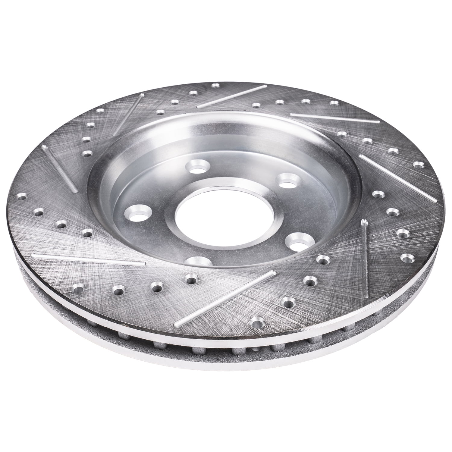 Detroit Axle - 282mm Front Drilled Brake Rotors for Acura CSX ILX Honda Civic Accord CR-V CR-Z Element Insight Fit