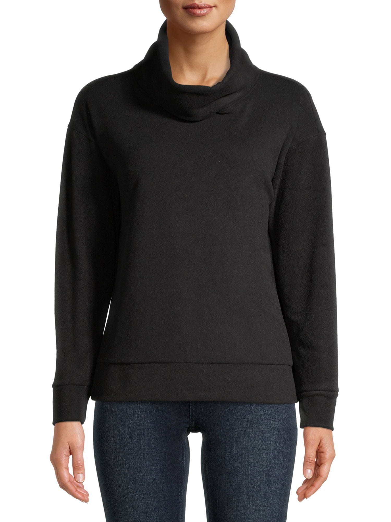 Time and Tru - Time and Tru Women's Plush Sweatshirt - Walmart.com - Walmart.com