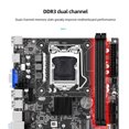 thumbnail image 4 of Placa Base De Escritorio H61 Placa base para computadora M.2 NVME LGA1155 PC Gamer Placa base 16GB RAM ITX H61S, 4 of 8