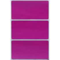 Royal Green Rectangular Color Coding Stickers Name Tag  Labels  4" x 2" in Purple, 45 Pack