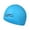 Blue, variant on Silicone Swimming Cap High Elasticity Hair Comfortable Fit for Adult Swim Training Medium Board Short