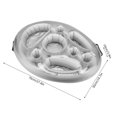 thumbnail image 2 of JFBUJC Inflatable Drink Holder PVC Floating Pool Tray Fruit Wine Mobile Phone Water Inflatable Ice Bed for Swimming Pool Party, 2 of 5