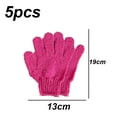 thumbnail image 2 of Guantes exfoliantes FloreceBien, 10 unidades, 5 pares de guantes de baño, guantes naturales para uso de hombres y mujeres, 2 of 6