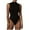 Black, variant on Odeerbi Tummy Control Shapewear Bodysuit for Women Short Sleeve Sexy Versatile Solid Color 2025 Fashion Tight Fitting Cutout Jumpsuit White