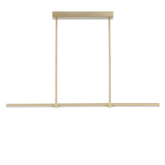 E21357-GLD-ET2 Lighting-Dorian - 18W 3 LED Linear Pendant-1 Inches Tall and 1 Inches Wide-Gold Finish