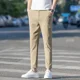 thumbnail image 5 of Pantalones de traje masculino de sastrería social 9 Pantalones de verano recortados para hombre Ropa de negocios negra china para hombre Oferta Reseñas coreanas Muchas, 5 of 5