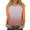 01-Red, variant on DJskiyers 3/4 Sleeve Tops for Women Striped Crewneck Casual Shirts Fitness Summer Blouses Trendy Comfort Tshirt