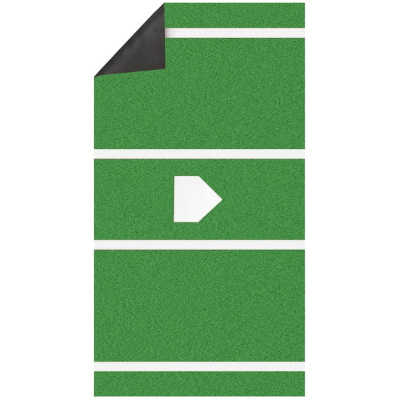 CQSXDA Outdoor Portable Baseball Batting Mat 10x3.8 ft Non-Slip Rubber Bottom Perfect For Training Drills