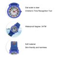 thumbnail image 4 of Kid Watch, Waterproof Cartoon Watch Letter Pattern Children Wrist Watch Time Recognition Tool, 4 of 8