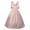 Couleur rose, variante sur Huanglei Robe Femme Style Rétro Couleur Unie Manches Trompette Longue Robe Princesse