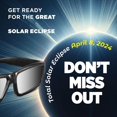 thumbnail image 4 of Paquete de 6 Gafas de Eclipse Solar, Sombras Seguras para Visualización Directa del Sol, 4 of 6