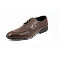 thumbnail image 1 of Chaussures Oxford Derby Classiques pour Hommes en Cuir Véritable Brun par ENAAF # YS06BR, 1 of 7