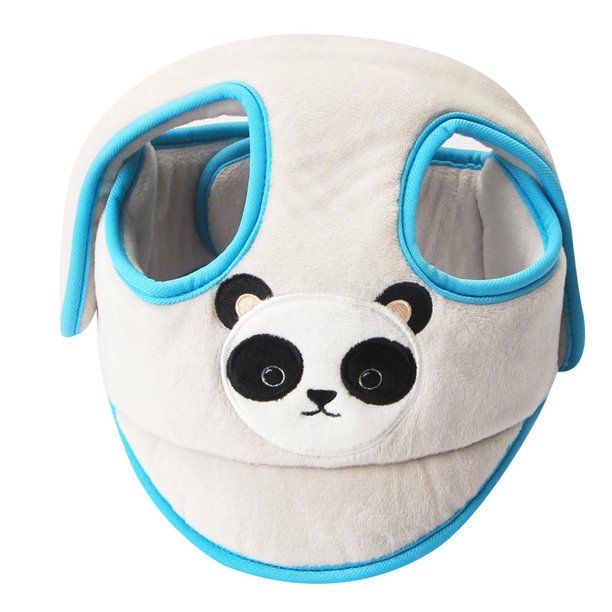 Baby Anti Fall Cap Soft Head Protection Casco de seguridad ajustable Azul