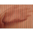 thumbnail image 4 of oneOone Tissu Popeline de Coton Brun Rouille à Rayures pour Robe Tissu Imprimé au Mètre 42 Pouces de Large, 4 of 4