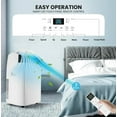 thumbnail image 3 of CazToi 12,000 BTU Portable Air Conditioner 3-in-1 AC Dehumidifier & Fan for 550 Sq.Ft Remote Control Window Kit Included, 3 of 9