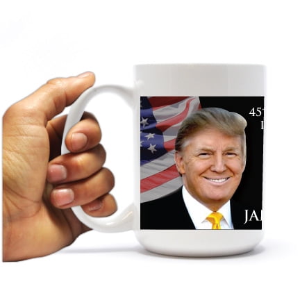 2017 45th Presidential Inauguration - Donald Trump - 15 oz Ceramic Coffee (Best Way To Store Coffee Mugs)