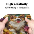 thumbnail image 7 of HELLHERO Corgi Flowers Seat & Backrest Cover Set Stain Proof Seat Back Cover & Dust Cover for The Elderly Outdoors for Elderly Adults, 7 of 7