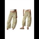 thumbnail image 3 of Vaqueros Rectos, Holgados, Informales, de Tiro Medio y Pierna para Mujer, Estilo Boyfriend Y2K, Pantalones Cortos de Mezclilla Flores Amarillas M, 3 of 6
