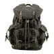 thumbnail image 3 of Mochila de lona portátil para exteriores, ideal para montañismo, camping y pesca. Gris oscuro, 3 of 9