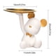 thumbnail image 1 of Estatua de oso de resina, bandeja de almacenamiento para llaves de entrada, regalo ornamental, decoración del hogar (blanco) Ndcxsfigh  Libre de BPA, 1 of 9
