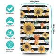 thumbnail image 5 of Washable Rubber Sunflower Cute Floral Dish Drying Mats for Kitchen Counter Home Large Coffee Bar Pad Accessories and Decor for Utensils Stemware 19.5''x12'', 5 of 7