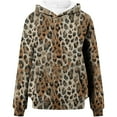 thumbnail image 5 of VBTAPA Leopard Print Hoodies for Women Oversized Camo Hooded Sweatshirt Teen Girls Casual Street Hoodie Drawstring Long Sleeve Pullover Tops with Pocket Multicolor XXL, 5 of 7