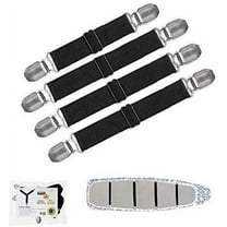 Adjustable Ironing Board Cover Clips, Keep Cover Flat and Secure Tension Clips