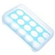 thumbnail image 1 of Billuyoard Soporte para huevos, nevera, 15 rejillas, bandeja para huevos, caja con tapa, contenedor de almacenamiento de plástico apilable transparente, Organizadores de utensilios de cocina Azul Billuyoard HA005026-03, 1 of 6